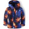 imageThe Childrens Place Boys Heavy 3 in 1 Winter Jacket Wind WaterResistant Shell Fleece InnerBoy Intergalactictidal  Tidal