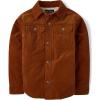 imageThe Childrens Place Boys Sherpa Lined Everday ShacketCaramel Corduroy