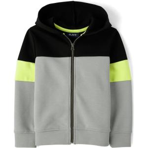 imageThe Childrens Place Boys Long Sleeve Scuba Knit Hooded SweatshirtIgloo Colorblock Zip Up