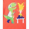 imageThe Childrens Place Baby Boys Dinos Short Sleeve Graphic T ShirtDinoDino SquaresShark Bubbles 3pack