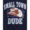 imageThe Childrens Place Baby Boys Handsome Trouble Short Sleeve Graphic T shirtSmall Town Dude