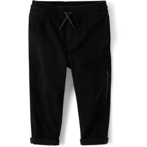 imageThe Childrens Place Baby Boys Pull On PantBlack Roll Hem