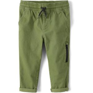 imageThe Childrens Place Baby Boys Pull On PantTruly Olive Roll Hem