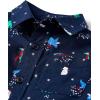 imageThe Childrens Place Baby Boys and Toddler Long Sleeve Button Down ShirtHoliday Dinosaurs