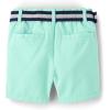 imageThe Childrens Place Baby Boys and Toddler Twill Belted Chino ShortMellow Aqua