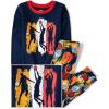 imageThe Childrens Place Boys Long Sleeve Snug Fit Cotton 2 Piece PajamasBasketball