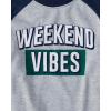 imageThe Childrens Place Boys Long Sleeve Top and Pants 2 Piece Pajama SetWeekend Vibes
