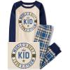 imageThe Childrens Place Boys Long Sleeve Top and Pants Snug Fit 100 Cotton 2 Piece Pajama SetBest Kid