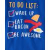 imageThe Childrens Place Boys Long Sleeve Top and Pants Snug Fit 100 Cotton 2 Piece Pajama SetBreakfast Foods