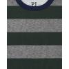 imageThe Childrens Place Boys Long Sleeve Top and Pants Snug Fit 100 Cotton 2 Piece Pajama SetsRaglanStripe 2 Pack