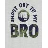 imageThe Childrens Place Boys Short Sleeve Top and Shorts 2 Piece Pajama SetsShout Out Bro
