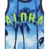 imageThe Childrens Place Boys Sleeveless Tank Top and Shorts 2 Piece Pajama SetSharkAloha 2pack