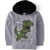 imageThe Childrens Place Baby Boys Long Sleeve Shirt with HoodDino