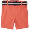imageThe Childrens Place Baby Boys and Toddler Twill Belted Chino ShortBlood Orange