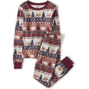 imageThe Childrens Place Baby Holiday Pajamas CottonThanksgiving Fairisle