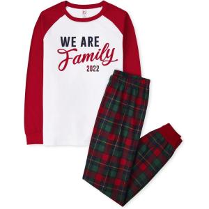 imageThe Childrens Place Baby Holiday Pajamas CottonWe Are Family