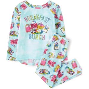 imageThe Childrens Place Boys Long Sleeve Top and Pants 2 Piece Pajama SetBreakfast in Bed