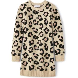 imageThe Childrens Place Girls Big Sweater DressCashew