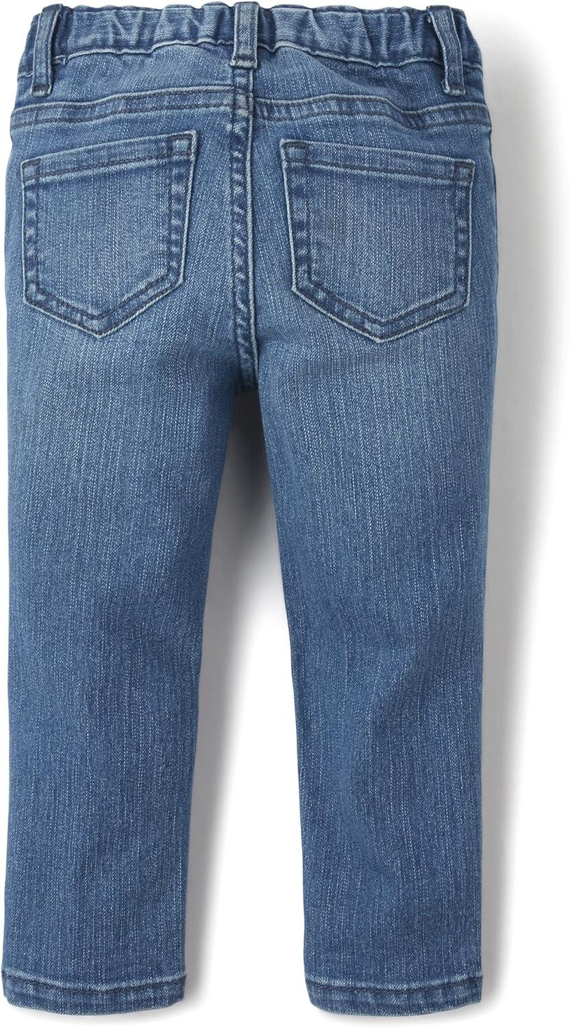 imageThe Childrens Place Baby Girls And Toddler Girls Super Skinny JeansMedium Royal Blue Wash Single