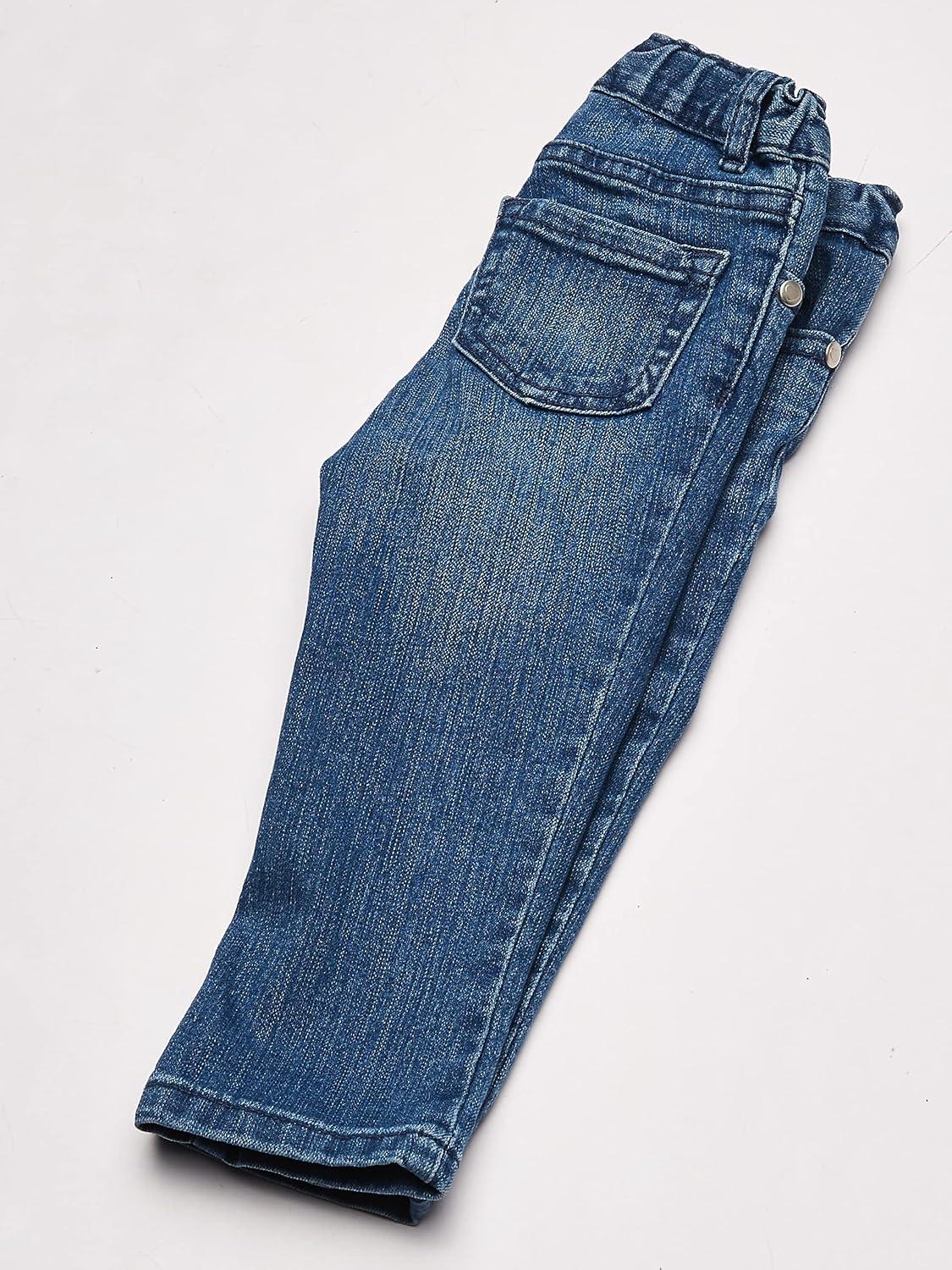 imageThe Childrens Place Baby Girls And Toddler Girls Super Skinny JeansMedium Royal Blue Wash Single