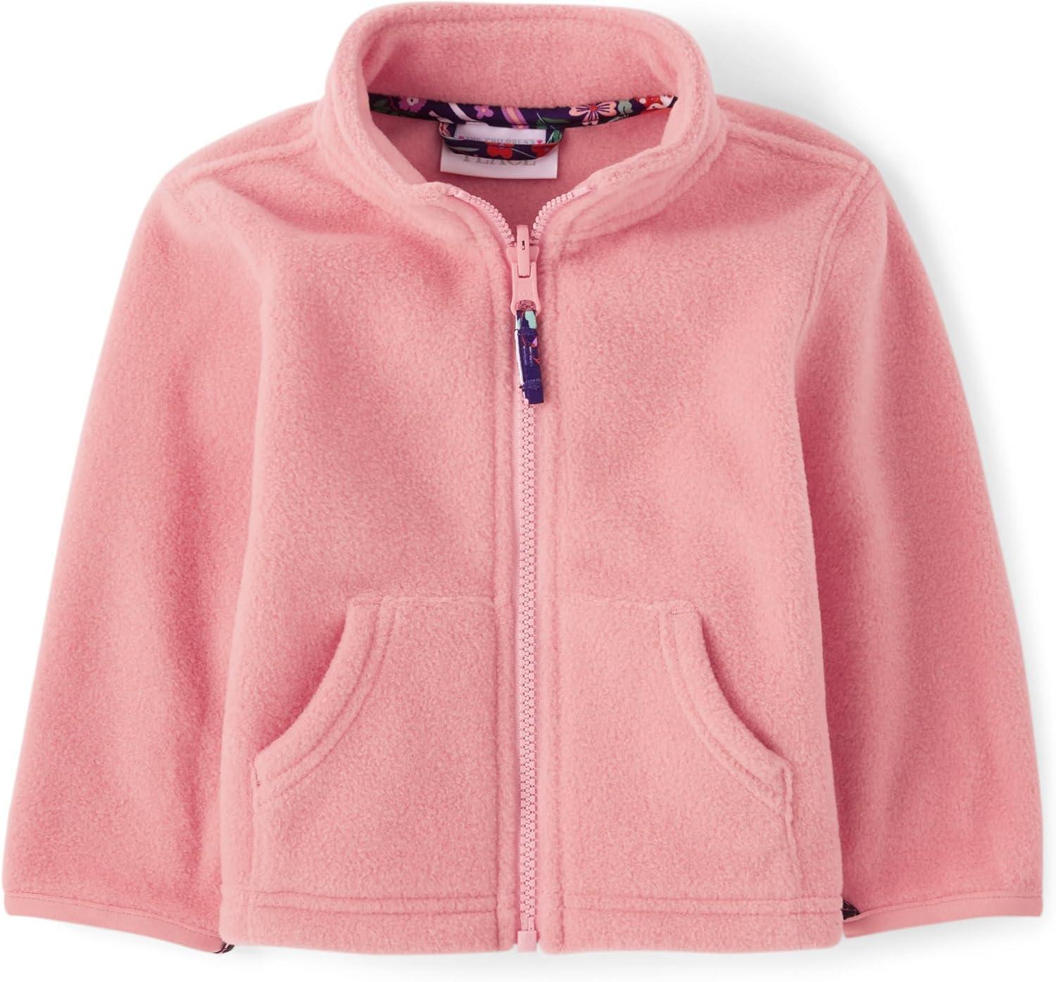 imageThe Childrens Place Baby Girls and Toddler Heavy 3 in 1 Winter JacketWind WaterResistant ShellFleece InnerEmpire Purple