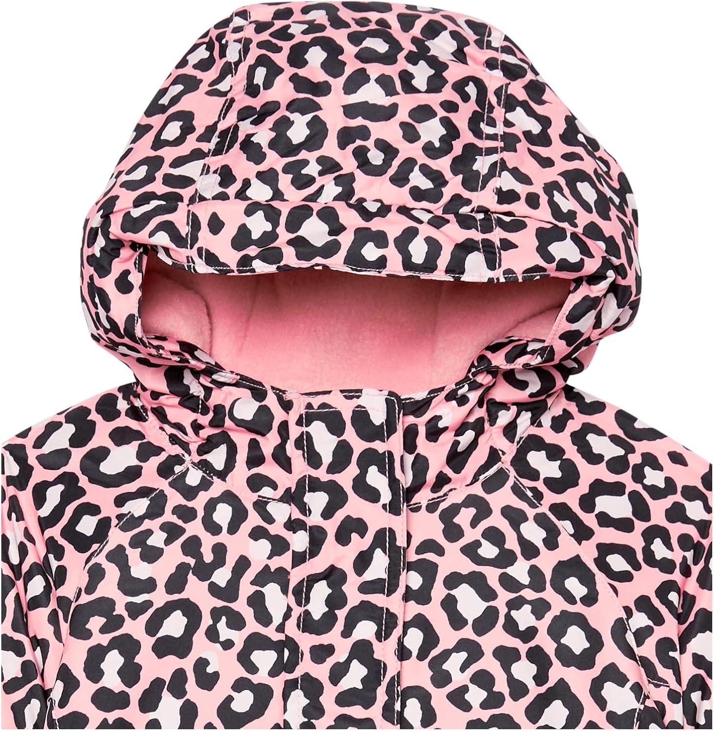imageThe Childrens Place Baby Girls and Toddler Heavy 3 in 1 Winter JacketWind WaterResistant ShellFleece InnerStrawberry Cream