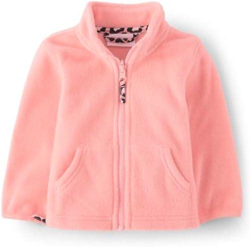 imageThe Childrens Place Baby Girls and Toddler Heavy 3 in 1 Winter JacketWind WaterResistant ShellFleece InnerStrawberry Cream