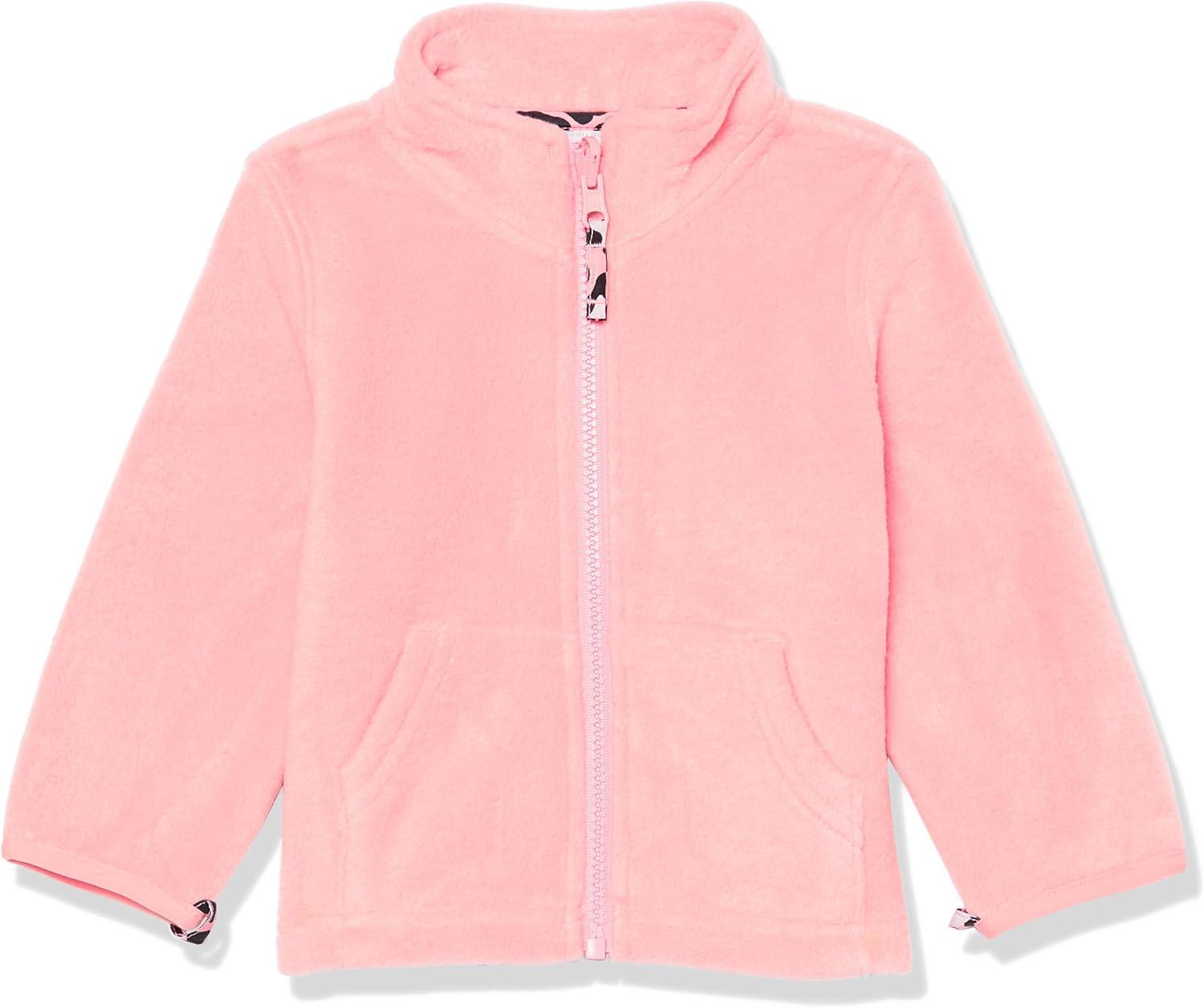 imageThe Childrens Place Baby Girls and Toddler Heavy 3 in 1 Winter JacketWind WaterResistant ShellFleece InnerStrawberry Cream