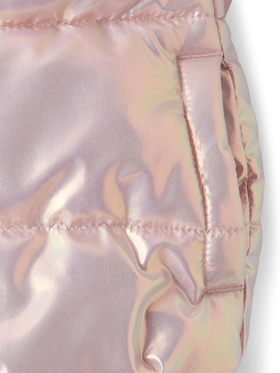 imageThe Childrens Place Baby and Toddler Girls Medium Weight WindResistant WaterResistant Puffer JacketPink