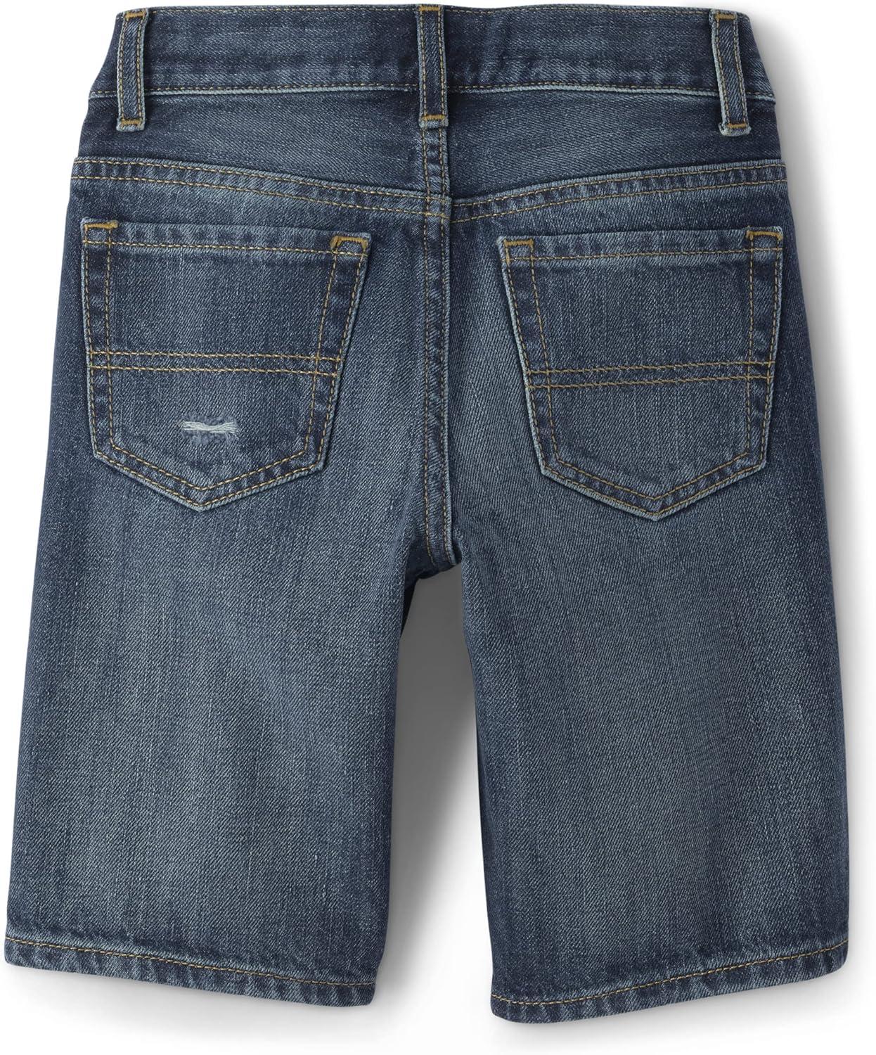 imageThe Childrens Place Boys Distressed Denim Shorts CarletonCarleton Wash Single