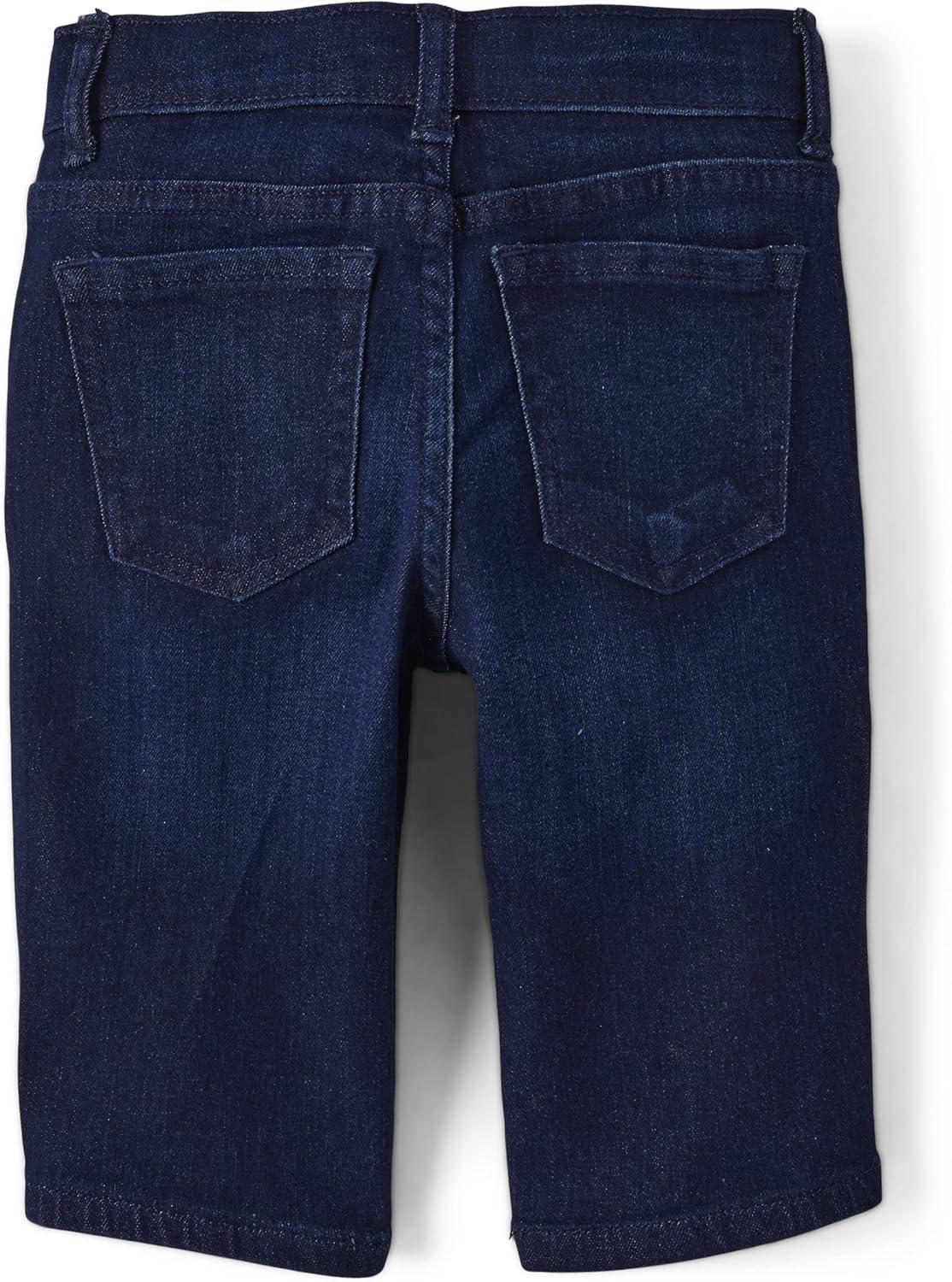 imageThe Childrens Place Girls Denim Skimmer Shorts 2 PackThistle Wash Denim 2pack