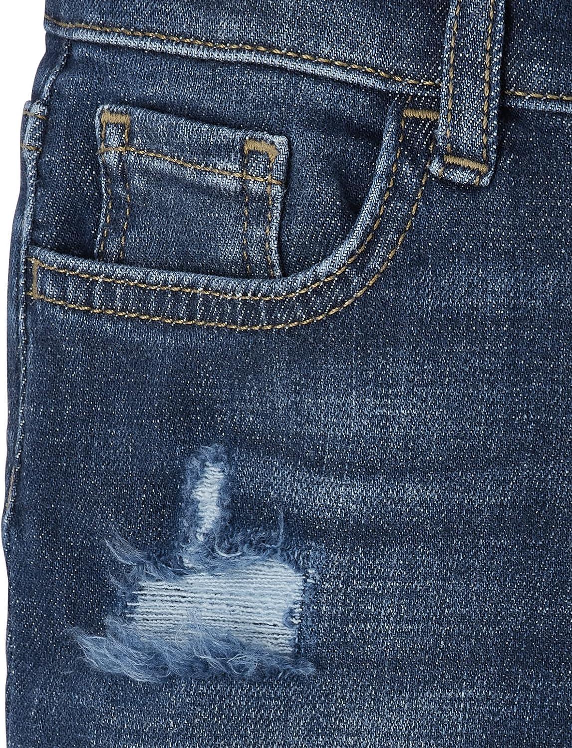 imageThe Childrens Place Girls Fashion DenimRoll Cuff Straight  Mily Wash