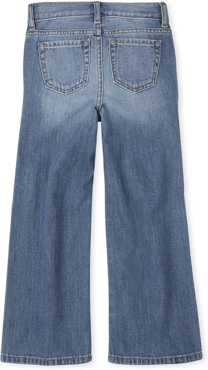 imageThe Childrens Place Girls Fashion DenimWide Leg  Zoe Wash