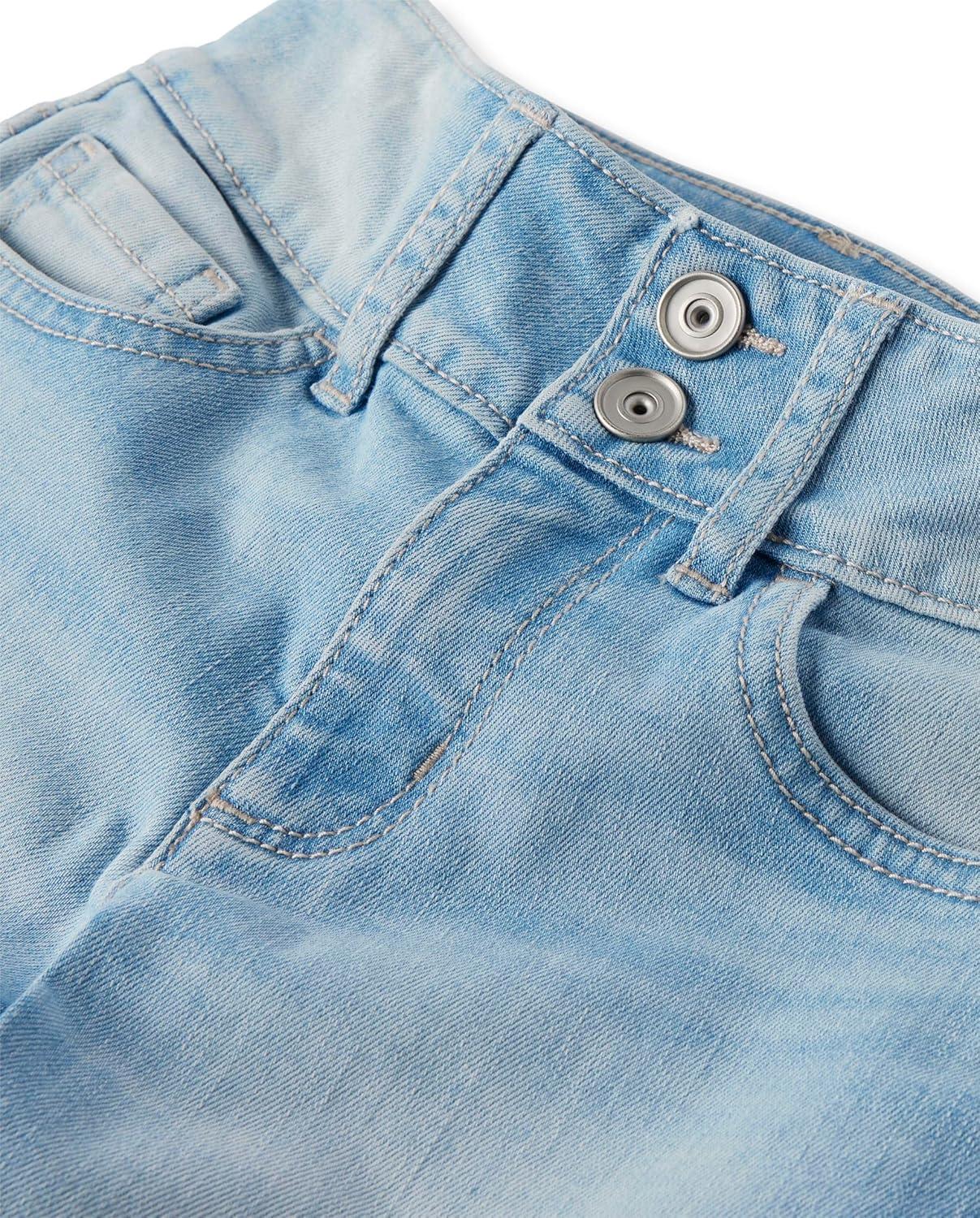 imageThe Childrens Place Girls Wide Leg Denim JeansPhoebe Wash Flare
