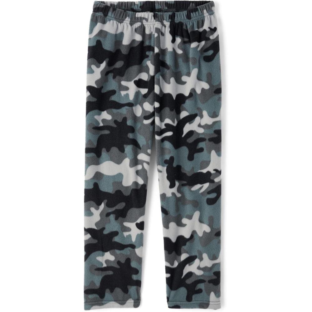 imageThe Childrens Place Boys Fleece Pajama PantsBlack Camo