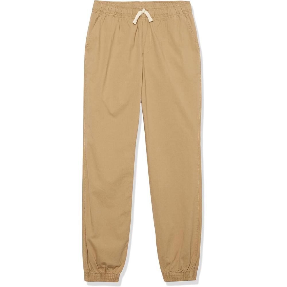 imageThe Childrens Place Boys Stretch Pull on Jogger PantsFlax Single