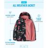 imageThe Childrens Place Baby Girls and Toddler Heavy 3 in 1 Winter JacketWind WaterResistant ShellFleece InnerFrench Rose