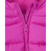 imageThe Childrens Place Baby and Toddler Girls Medium Weight WindResistant WaterResistant Puffer JacketEchanted Pink