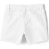 imageThe Childrens Place Girls Denim Midi ShortsStraight Leg White