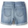 imageThe Childrens Place Girls Distressed 2 pack Denim Midi ShortsDestructed Peony Wash