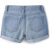 imageThe Childrens Place Girls Roll Cuff Denim ShortieRose Wash Denim 3pack
