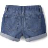 imageThe Childrens Place Girls Roll Cuff Denim ShortieRose Wash Denim 3pack