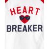 imageThe Childrens PlaceBoysLong Sleeve Top and Pants Snug Fit 100 Cotton 2 Piece Pajama SetVday Heartbreaker6