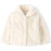 imageThe Childrens Place Baby Girls and Toddler Dress CoatsWhite Daisy Faux Fur