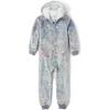 imageThe Childrens Place Boys Long Sleeve Hooded Fleece Lined Zip Up One Piece PajamasGamer Onsiesherpa