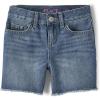 imageThe Childrens Place Girls Denim Midi ShortsAzalea Wash