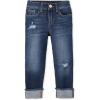 imageThe Childrens Place Girls Fashion DenimRoll Cuff Straight  Mily Wash