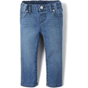 imageThe Childrens Place Baby Girls And Toddler Girls Super Skinny JeansMedium Royal Blue Wash Single