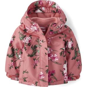 imageThe Childrens Place Baby Girls and Toddler Heavy 3 in 1 Winter JacketWind WaterResistant ShellFleece InnerSweet Nothing