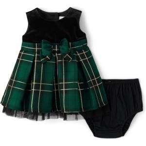 imageThe Childrens Place Baby Girls and Newborn Sleeveless Dressy DressesSpruceshad Plaid